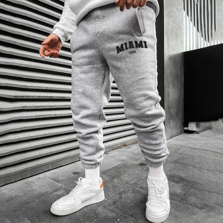 

Pattern Print Bouquet Foot Sweatpants