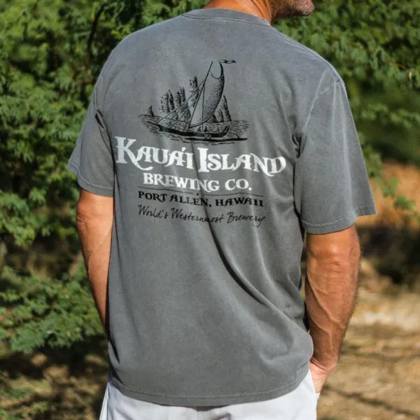 Kibc New Logo Crater Crew Neck Short Sleeve T-Shirt - Mosaicnew.com 