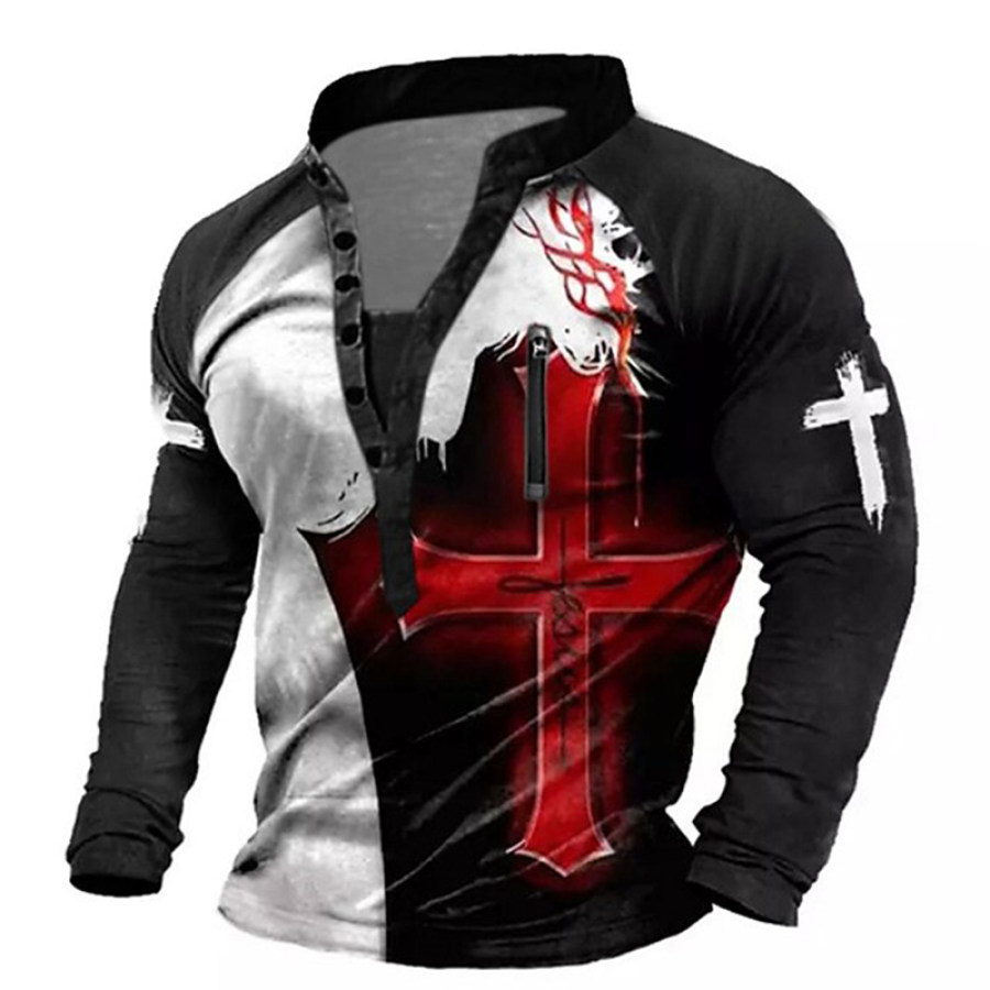 

Men's Outdoor Casual Tactical Long Sleeve Sweater