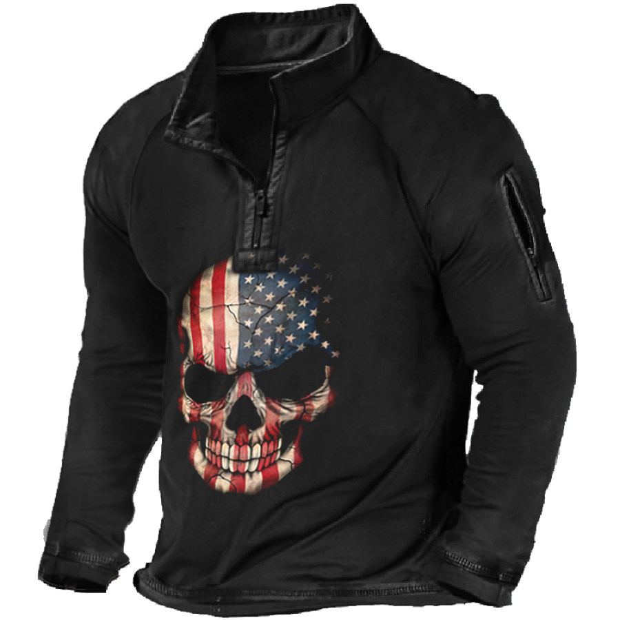 

Men's Outdoor Casual Tactical Long Sleeve Sweater