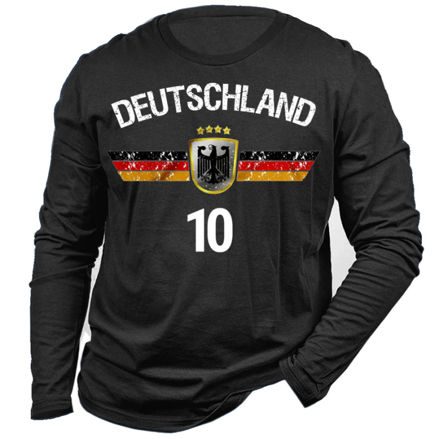 

Men's 2022 World Cup Germany Flag Football Uniform T-Shirt