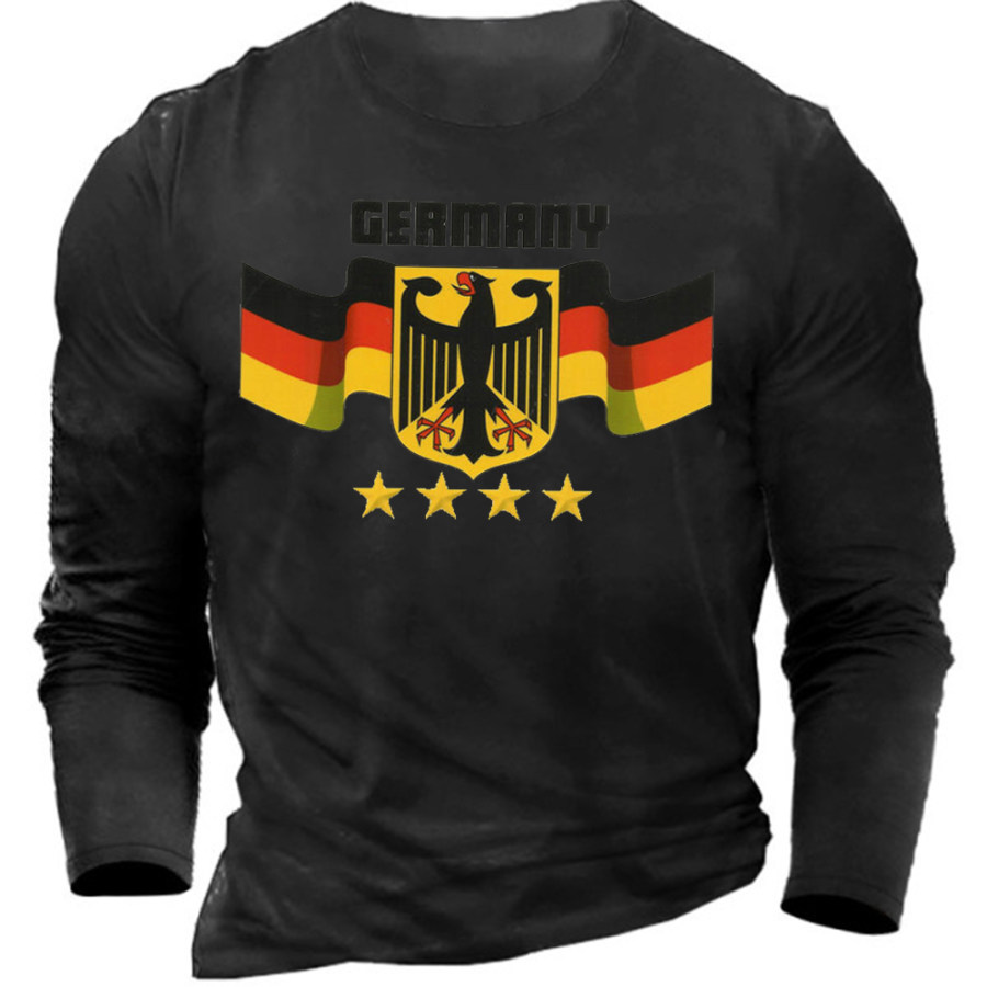 

Men's 2022 World Cup Germany Flag Football Uniform T-Shirt