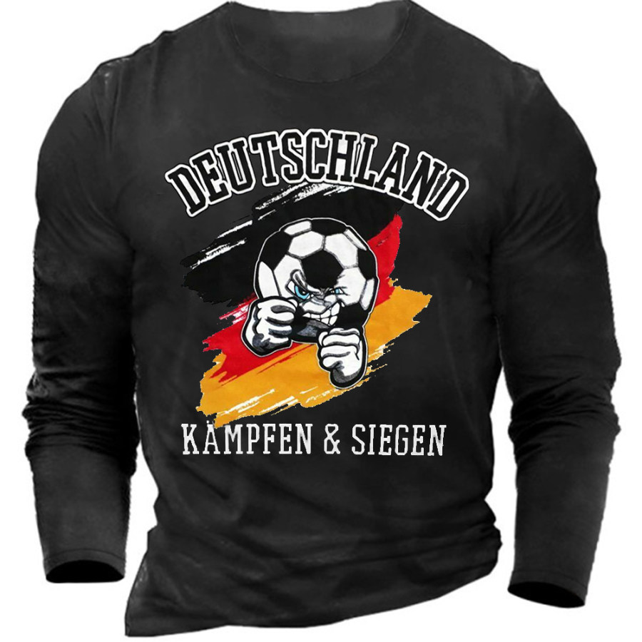 

Men's 2022 World Cup Germany Flag Football Uniform T-Shirt