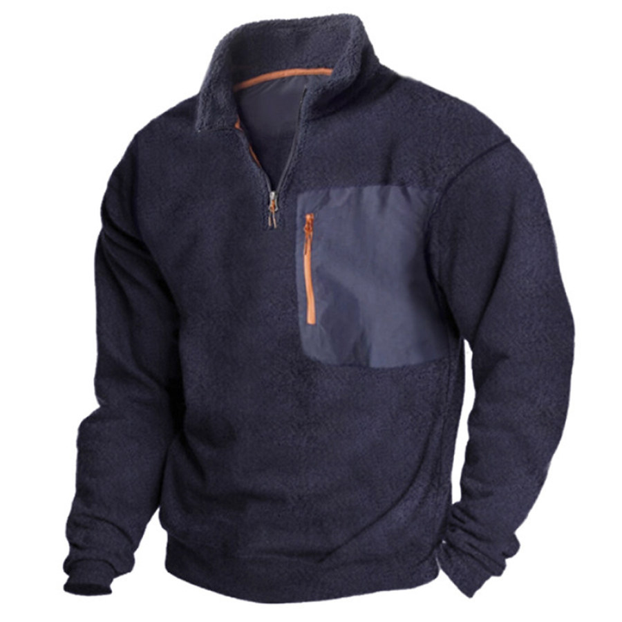 

Men's Outdoor Casual Tactical Long Sleeve Sweater