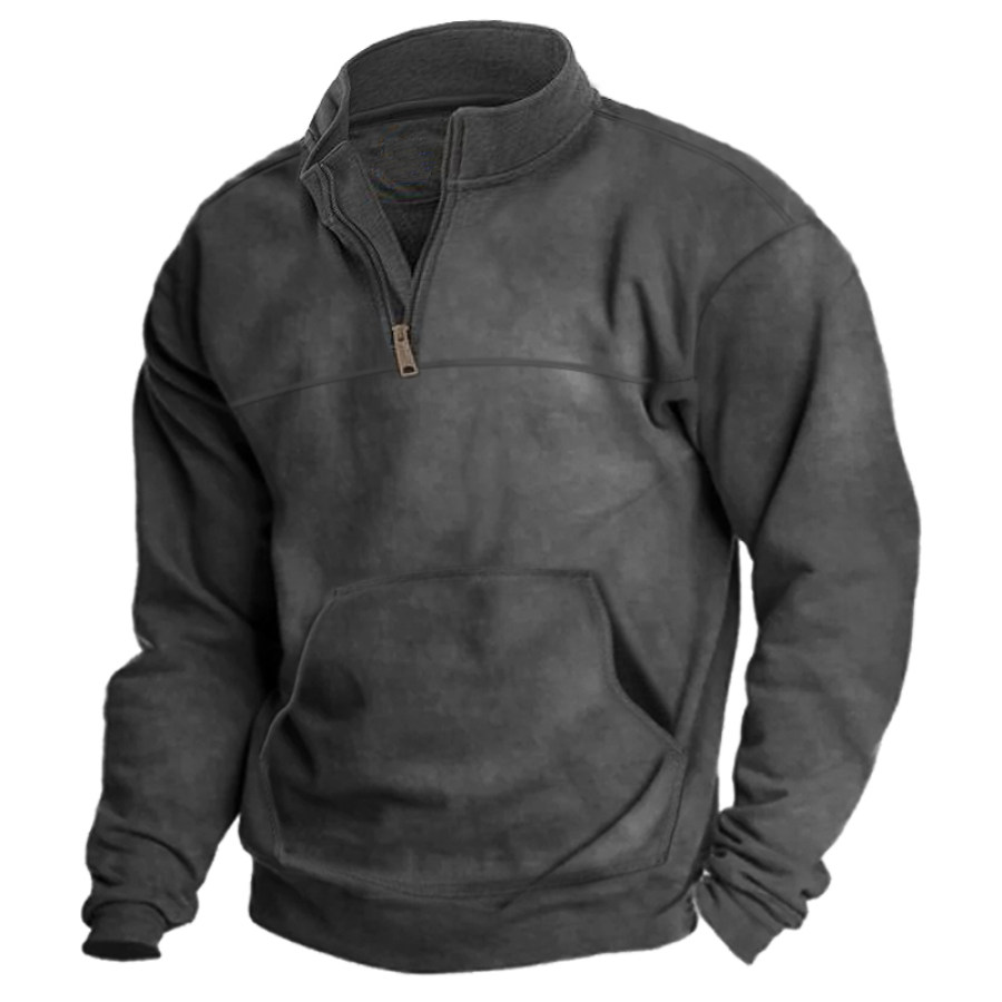 

Men's Outdoor Casual Tactical Long Sleeve Sweater
