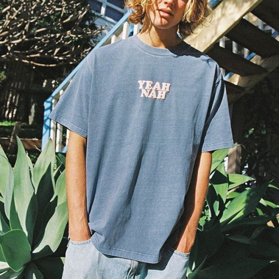 

YEAH NAN Printed Casual Tee