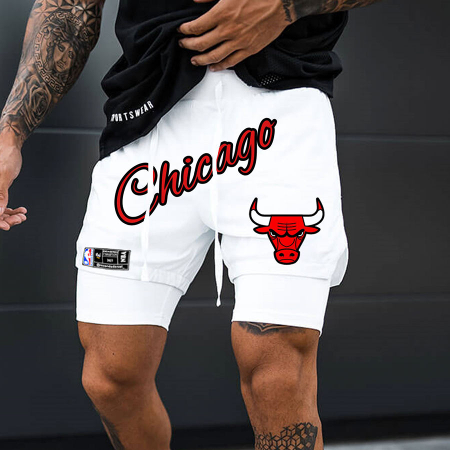 

Short De Performance En Maille Chicago Bulls NBA Team Pour Homme