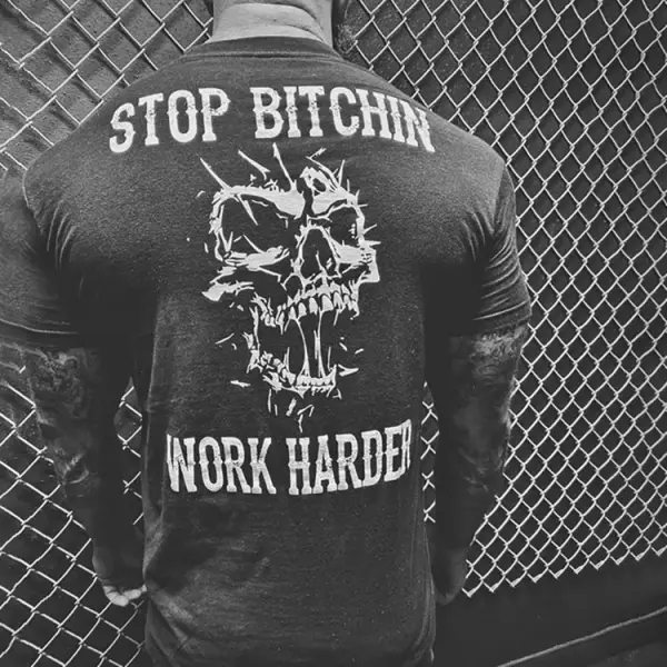 Crew neck print short sleeve T-shirt - Senttea.chimpone.com 
