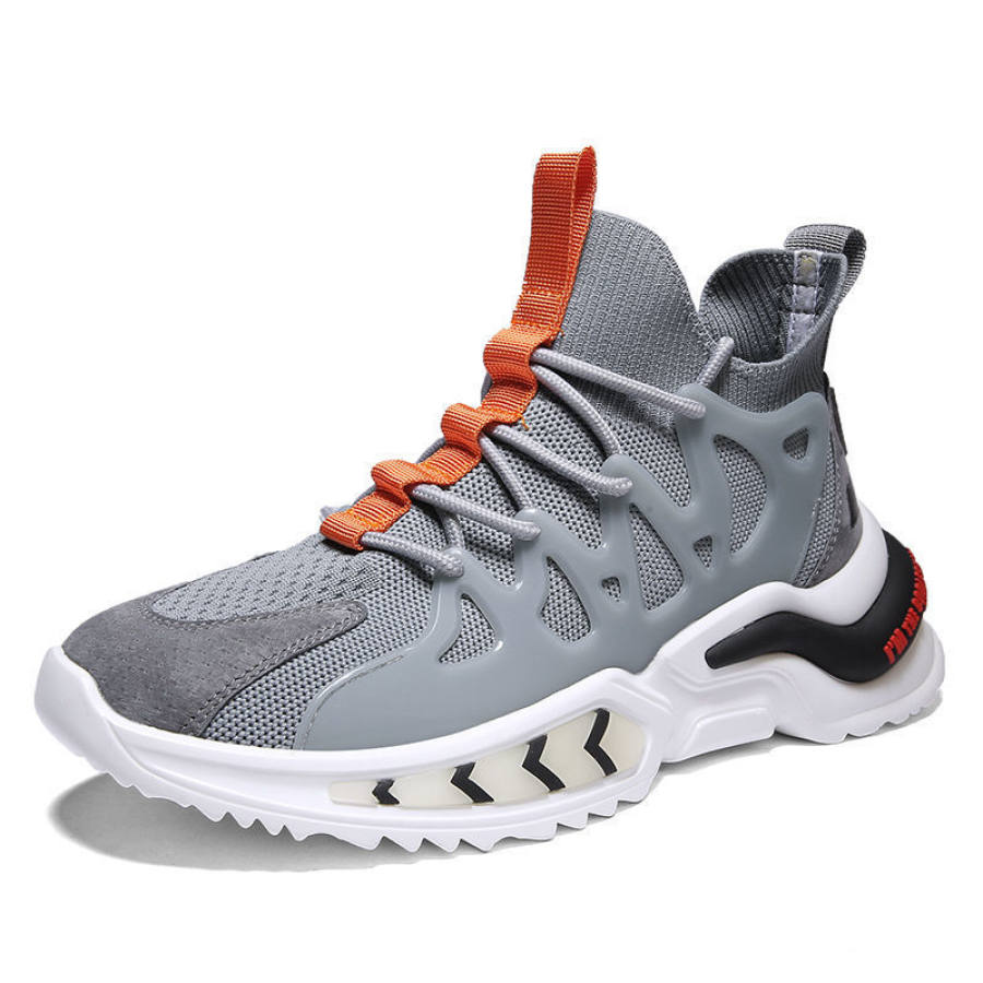 

Patchwork Flying Woven Breathable Sports Running Shoes