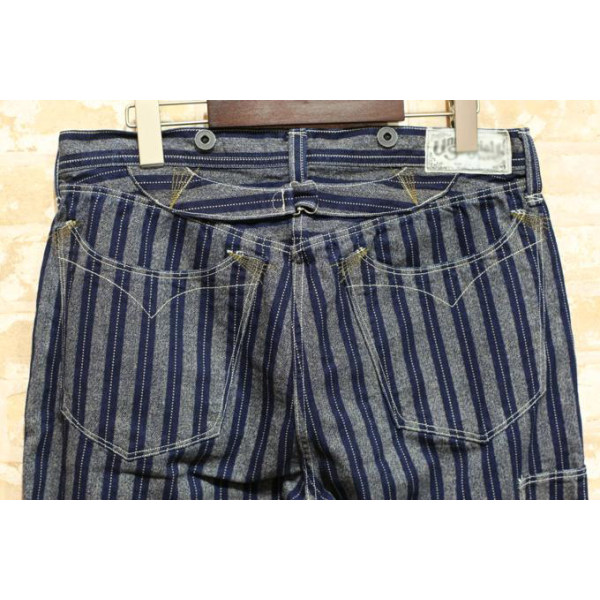 striped work pants