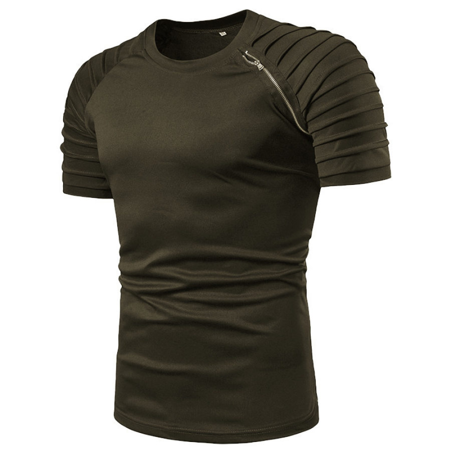 

Outdoor casual mens long sleeve T-shirt