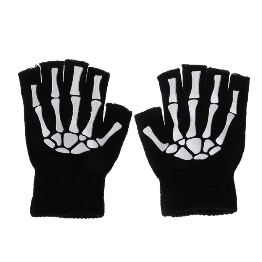 

Outdoor skull riding sports half-finger gloves