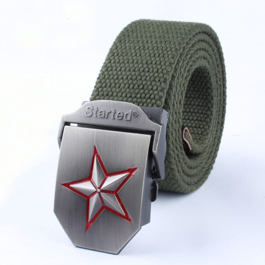 

Outdoor tactical canvas belt