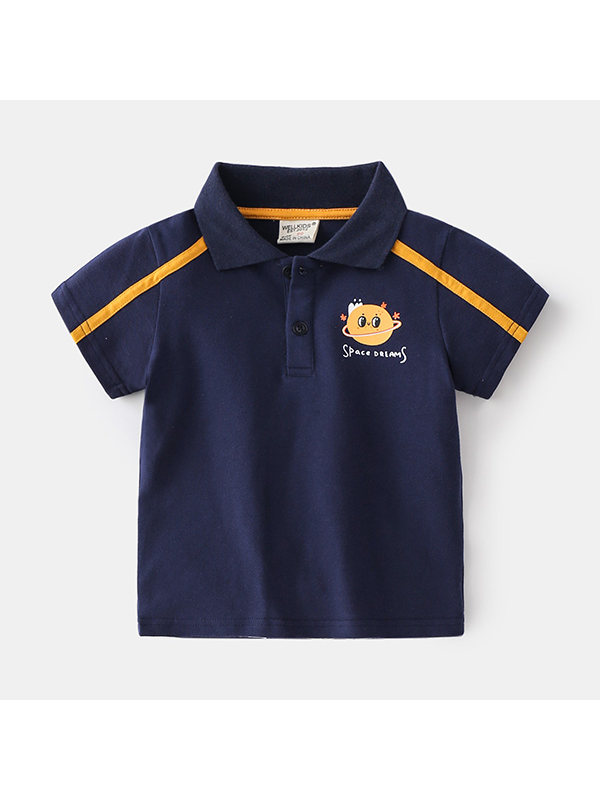 【18M-7Y】Boys Short Sleeve Polo Shirt