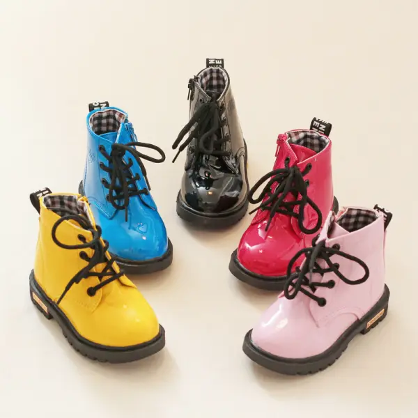 Girls Lace Up Martin Boots - Popopiearab.com 