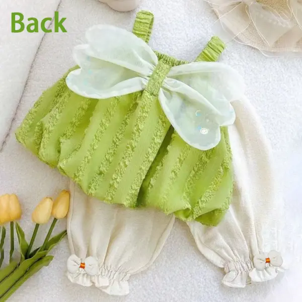 【12M-5Y】2-piece Girls Butterfly Wings Top And Pants Set - 34382 ...
