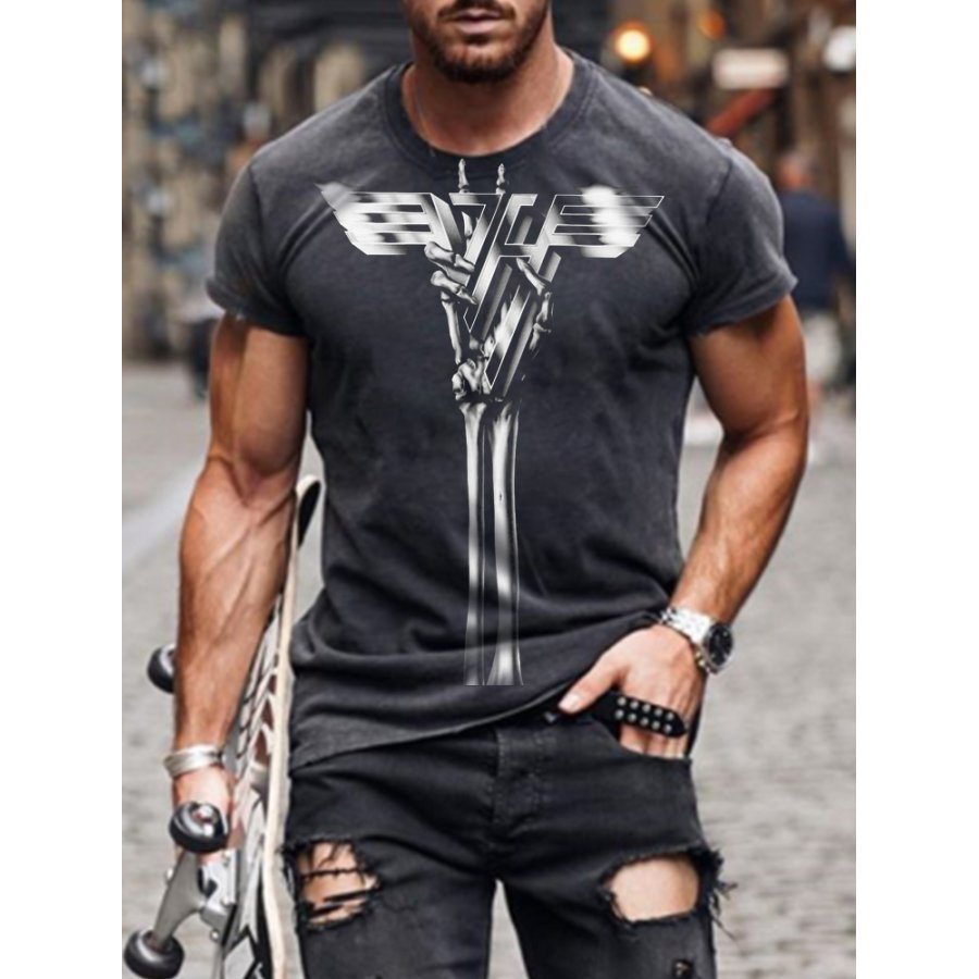 

Mens Band Van Halen Printed Short Sleeve T-Shirt