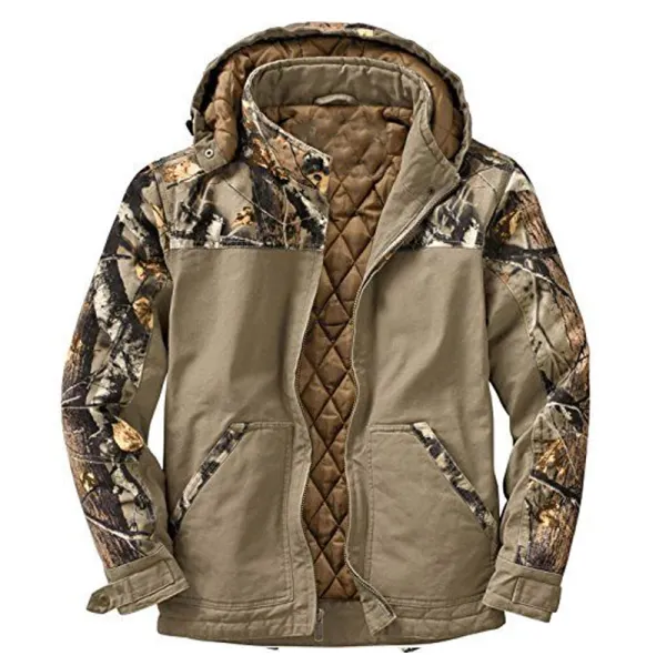 Mens Winter Camouflage Thick Casual Jacket - Sanhive.com 