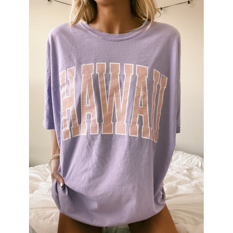 

LILAC HAWAII TEE