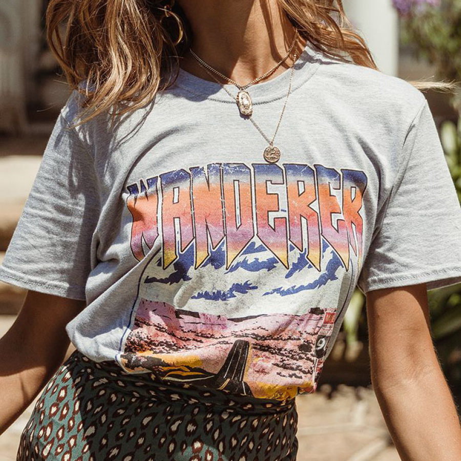

Fashion Print Loose T-shirt