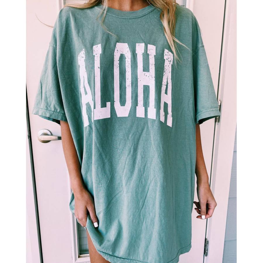 

Fashion Letter Loose T-shirt