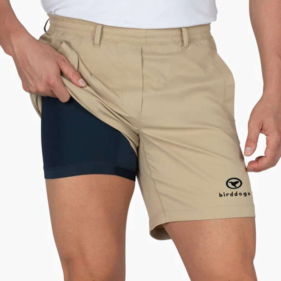 

Men's Birddogs Elastic Waist Surf Shorts Casual Comfortable Shorts