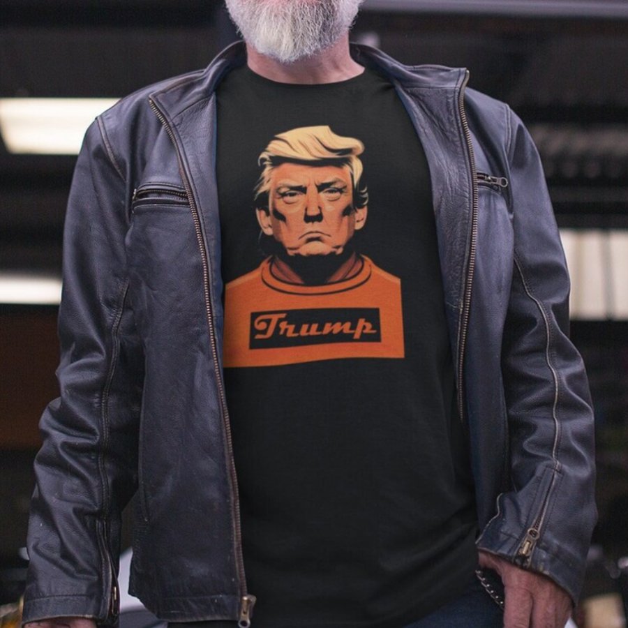 

Trump 2024 Lustiges Herren-Langarmshirt Aus Baumwolle
