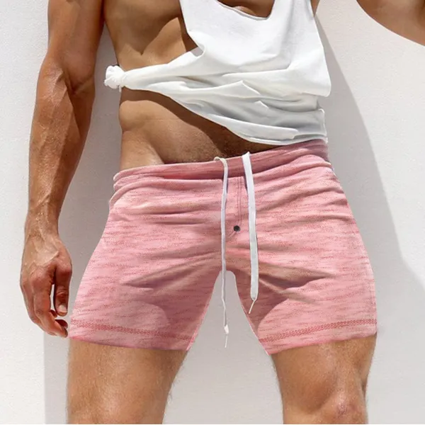 Men's Sports Knit Mini Shorts - Ootdyouth.com 