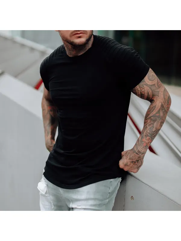 Men's Tight Basic T-shirt - Ootdmw.com 