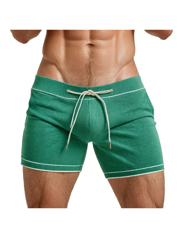 Men's Casual Contrast Shorts - Ootdmw.com 