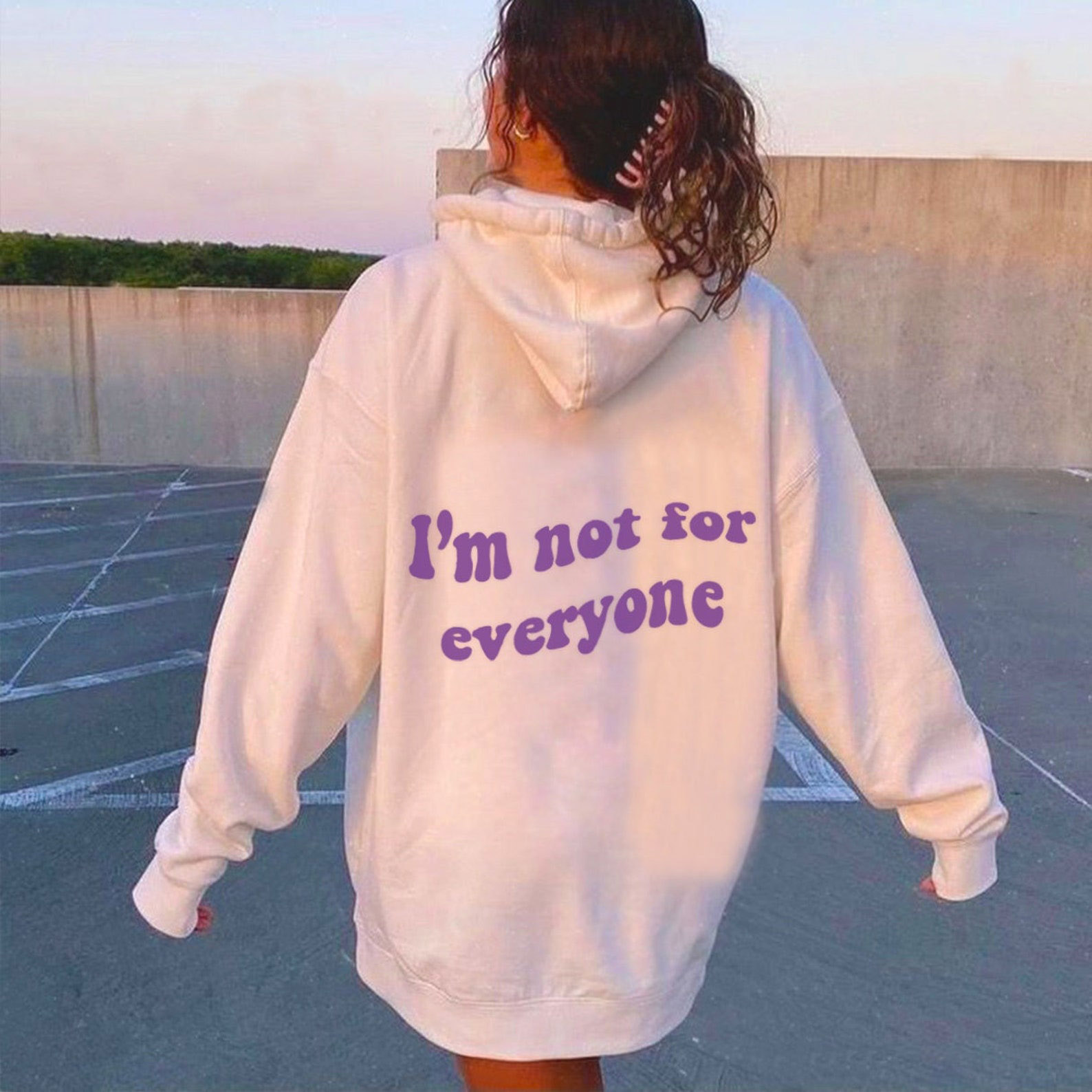 Women's I'm Not For Everyone Casual Hoodie