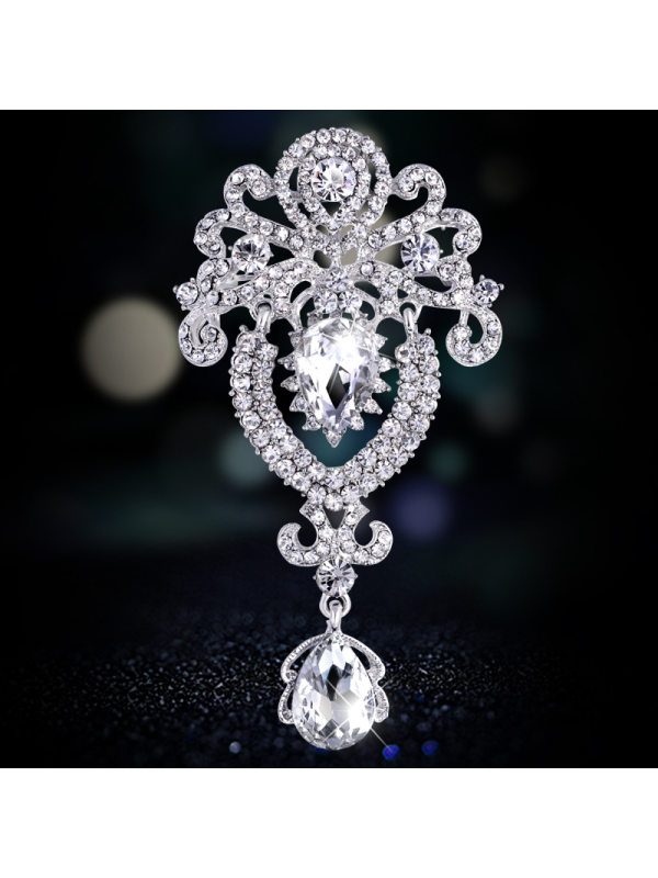 Fashion Crown Crystal Corsage