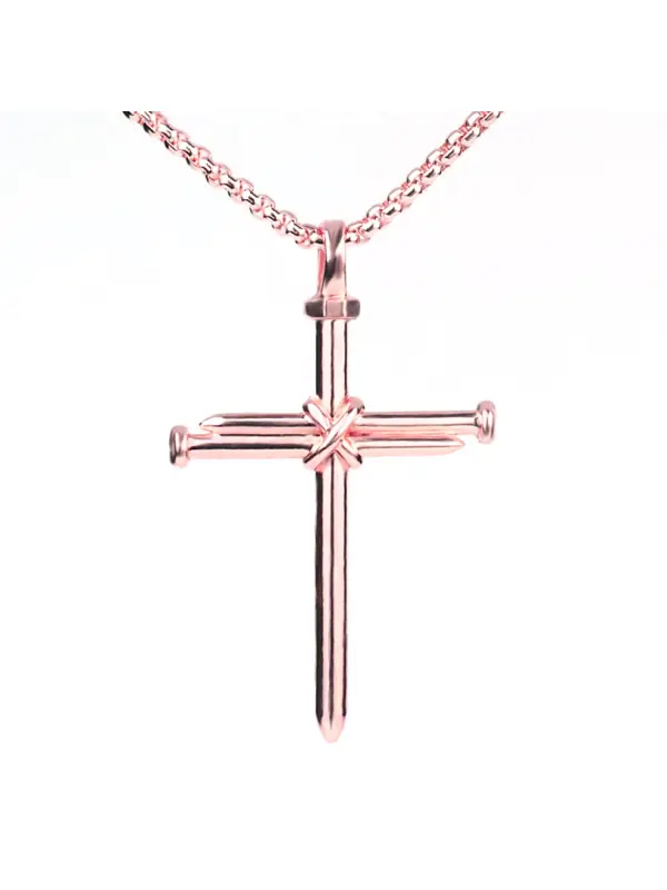 Punk Cross Pendant Necklace - Plazabery.chimpone.com 