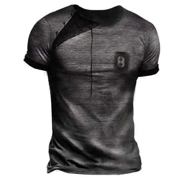 Outdoor mens print T-shirt - Senttea.chimpone.com 