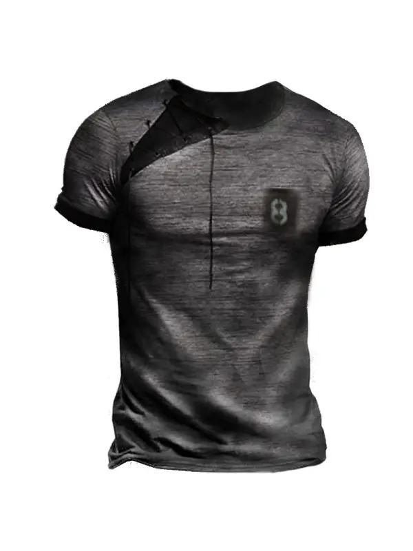 Outdoor mens print T-shirt - Plazabery.chimpone.com 