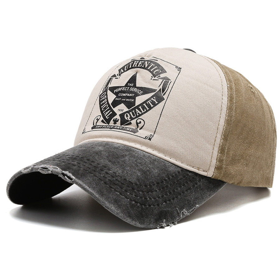 

Men's outdoor leisure retro sports cap