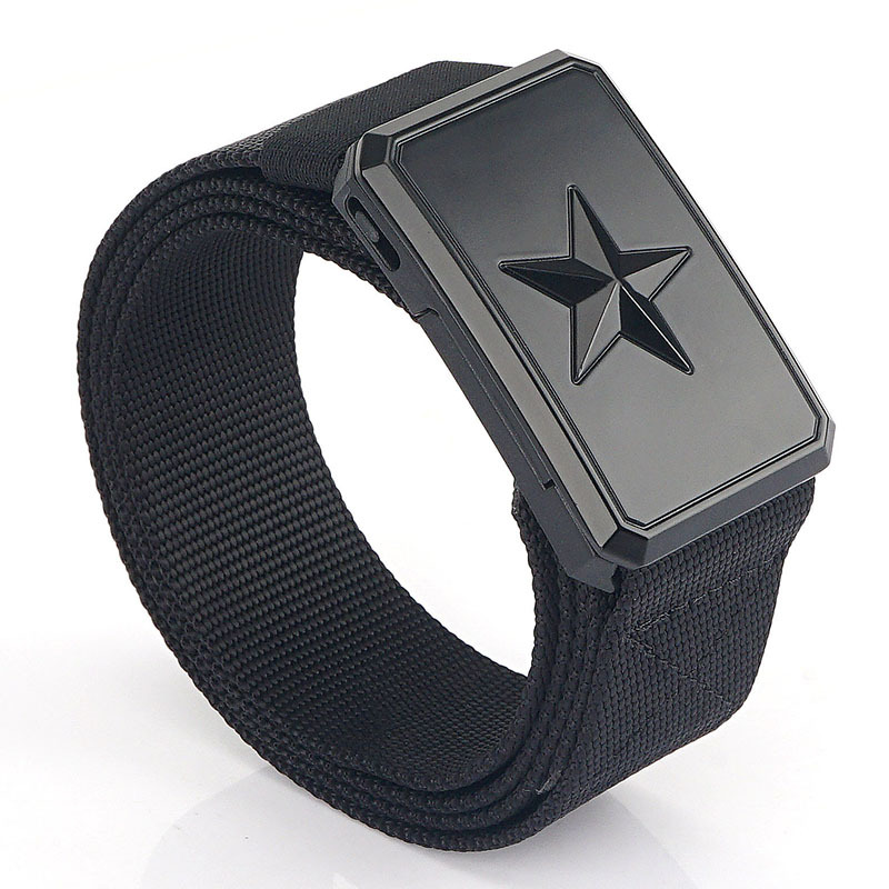 Five-star Magnetic Buckle Tactical Chic Nylon Belt