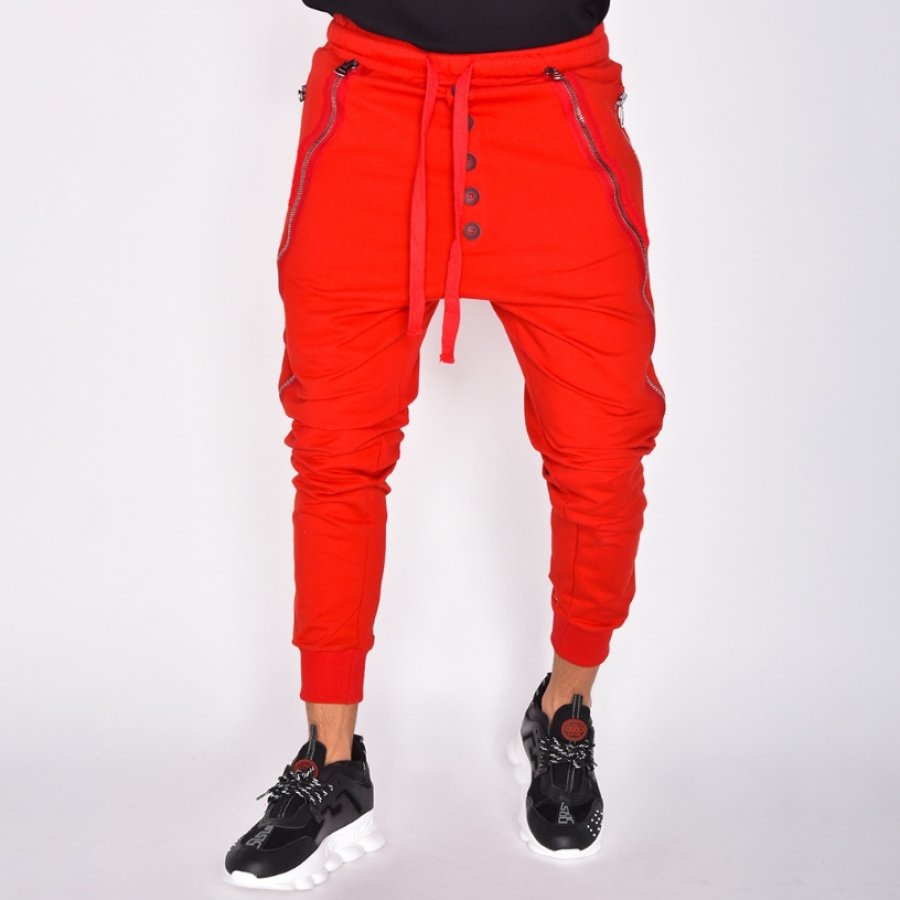 

Mens Zip Tether Jogging Casual Pants