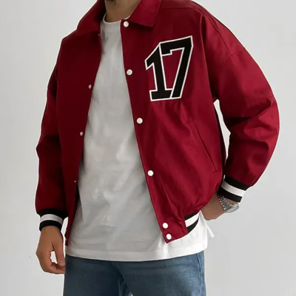 Number 17 College Jacket - Fineyoyo.com 