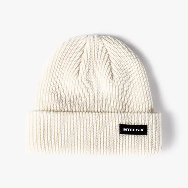 Autumn & Winter Embroidered Knitted Hat - Paleonice.com 