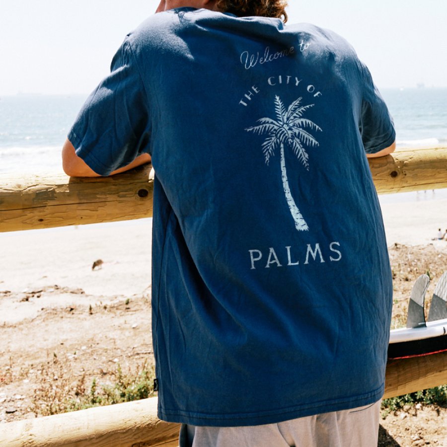 

Vacation The City Of Palms Graphic T-shirt