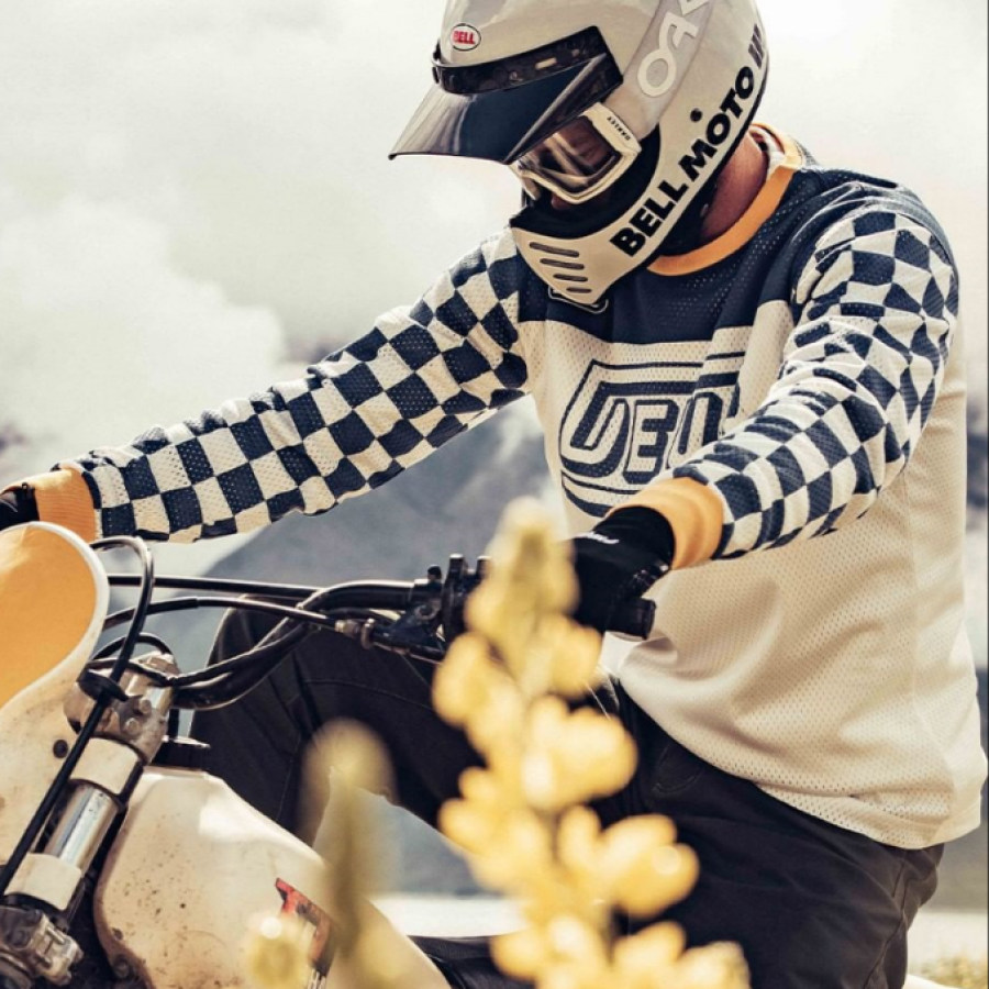 

Dusty motorcycle jersey