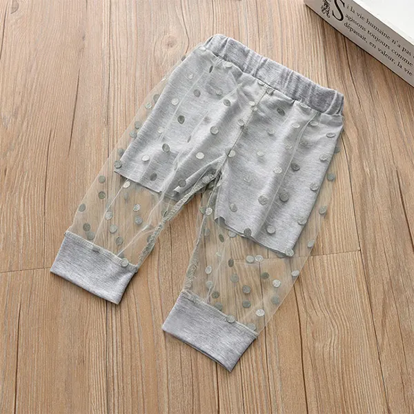 【18M-7Y】Girls' Polka Dot Mesh Thin Mosquito Pants - Popopiestyle.com 