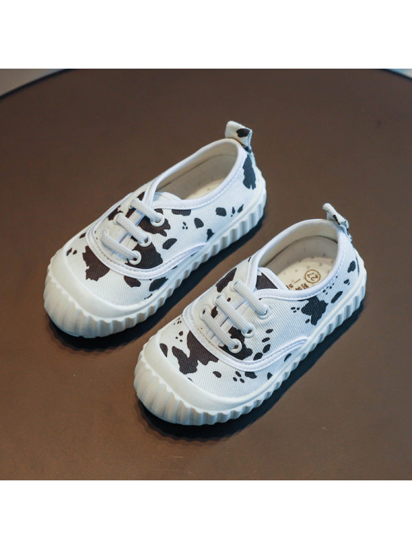 Childrens Zebra Print Canvas Casual Shoes