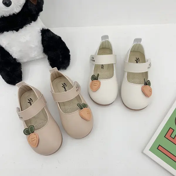 Girls Contrast Color Stitching Trend Sandals - Popopiestyle.com 