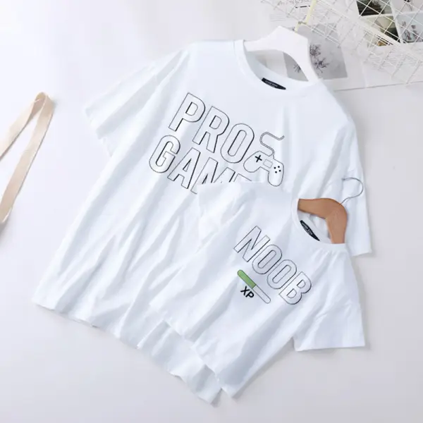 Dad And Son Summer Short-sleeve T-shirt - Popopiestyle.com 