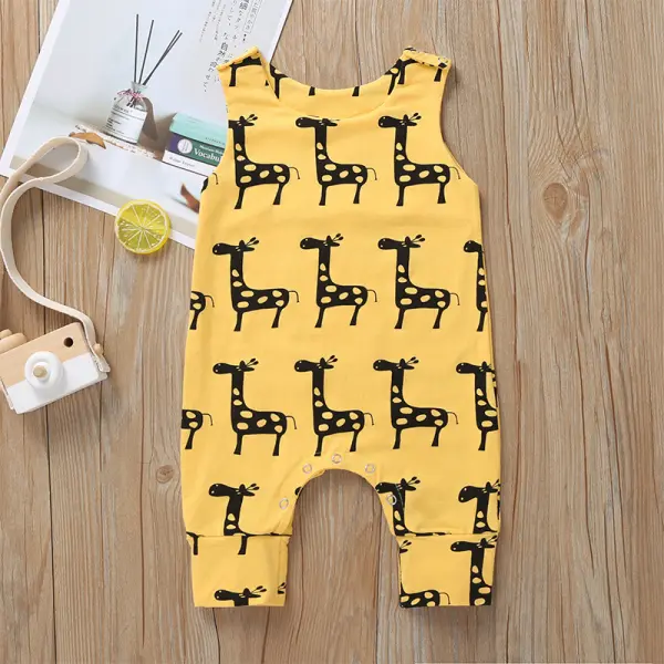 【6M-3Y】Summer Cartoon Print Fashion Romper - Popopiestyle.com 