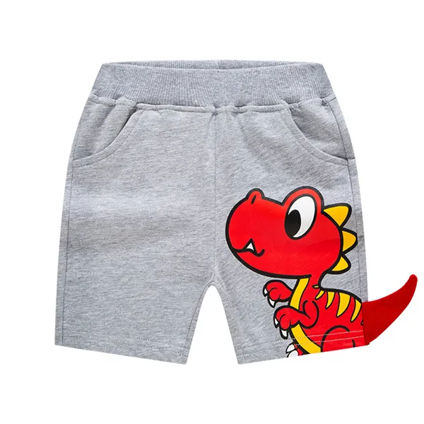 【2Y-9Y】Boys Three-dimensional Cartoon Shorts Dinosaur Five-point Pants - Popopiestyle.com 