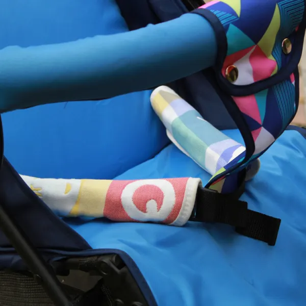 Cotton Baby Carriage Leg Guard With Safety Armrest Cover - Popopiestyle.com 