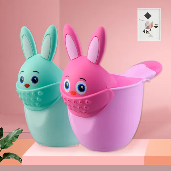 Baby Cute Cartoon Rabbit Shampoo Cup Shower - Popopiestyle.com 